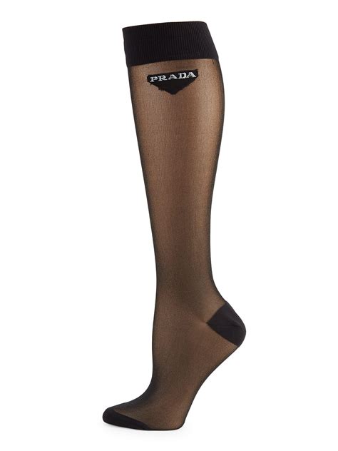 black prada socks|prada socks women's.